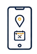 Réservation sur téléphone
